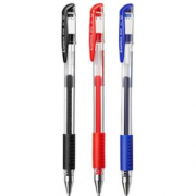 齐心 A1 软护手拔帽中性笔 子弹头0.5mm  12支/盒 签字笔