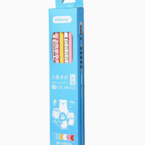 齐心 MP2033 QQ六角木杆铅笔   hb12支装 HB